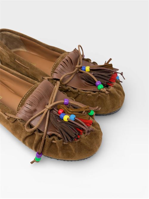  IL LACCIO | 5322VELOURCUOIO/MOUSSE MARRONE